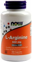 Zdjęcia - Aminokwasy Now L-Arginine 500 mg 100 cap 
