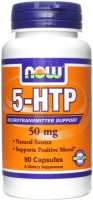 Фото - Амінокислоти Now 5-HTP 50 mg 30 cap 