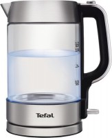 Фото - Електрочайник Tefal Glass kettle KI770D30 2200 Вт 1.7 л  нержавіюча сталь