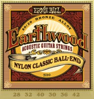 Струни Ernie Ball Earthwood Nylon Ball-End 28-42 