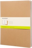 Zdjęcia - Notatnik Moleskine Set of 3 Plain Cahier Journals XXL Beige 