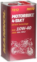 Фото - Моторне мастило Mannol 7812 Motorbike 4-Takt 10W-40 4 л