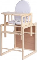 Фото - Стільчик для годування Childhome Highchair Kit Cube Pine 