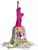 Zdjęcia - Puzzle 3D Ravensburger Statue of Liberty Pop Art Edition 125975 