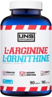 Фото - Амінокислоти UNS L-Arginine/L-Ornithine 30 tab 