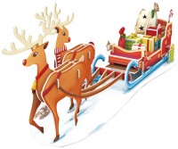 Фото - 3D-пазл CubicFun Christmas Sleigh P681h 