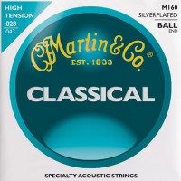 Струни Martin Classical Silverplated Ball End 28-43 