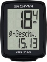 Licznik rowerowy / prędkościomierz Sigma Sport BC 7.16 