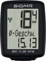 Licznik rowerowy / prędkościomierz Sigma Sport BC 7.16 ATS 