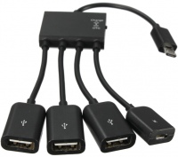 Фото - Кардридер / USB-хаб Lapara LA-MicroUSB-OTG-HUB 