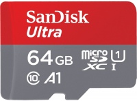 Карта пам'яті SanDisk Ultra A1 microSD Class 10 64 ГБ