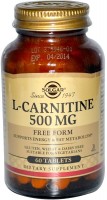 Zdjęcia - Spalacz tłuszczu SOLGAR L-Carnitine 500 mg 60 szt.