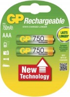 Фото - Акумулятор / батарейка GP Rechargeable 2xAAA 750 mAh 