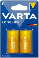 Фото - Акумулятор / батарейка Varta Longlife 2xC 