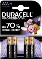 Фото - Акумулятор / батарейка Duracell  4xAAA Professional MN2400