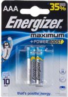 Фото - Акумулятор / батарейка Energizer Maximum  2xAAA