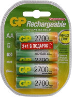 Фото - Акумулятор / батарейка GP Rechargeable 4xAA 2700 mAh (3+1) 