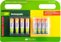 Фото - Акумулятор / батарейка GP Rechargeable  8xAAA 1000 mAh (4+4)