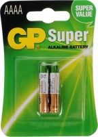 Акумулятор / батарейка GP Super Alkaline 2xAAAA 