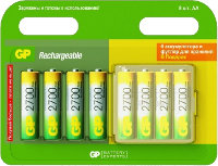 Фото - Акумулятор / батарейка GP Rechargeable 8xAA 2700 mAh (4+4) 