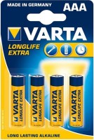 Фото - Акумулятор / батарейка Varta Longlife Extra  4xAAA