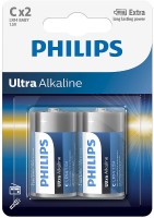 Акумулятор / батарейка Philips Ultra Alkaline 2xC 