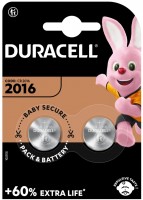 Акумулятор / батарейка Duracell  2xCR2016 DSN