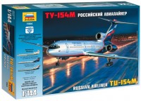 Zdjęcia - Model do sklejania (modelarstwo) Zvezda Airliner TU-154M (1:144) 