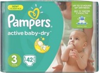 Фото - Підгузки Pampers Active Baby-Dry 3 / 42 pcs 