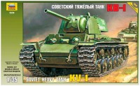 Фото - Збірна модель Zvezda Soviet Heavy Tank KV-1 (1:35) 