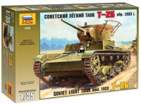 Zdjęcia - Model do sklejania (modelarstwo) Zvezda Soviet Light Tank T-26 mod. of 1933 (1:35) 