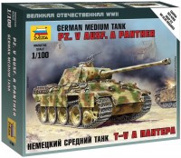 Фото - Збірна модель Zvezda Pz.V Ausf.A Panther (1:100) 