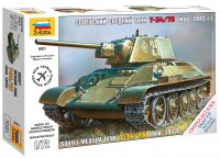 Model do sklejania (modelarstwo) Zvezda Soviet Medium Tank T-34/76 mod. of 1943 (1:72) 