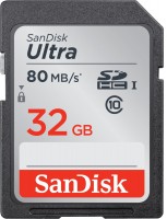 Фото - Карта пам'яті SanDisk Ultra 80MB/s SD UHS-I Class 10 32 ГБ