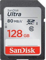 Карта пам'яті SanDisk Ultra 80MB/s SD UHS-I Class 10 128 ГБ