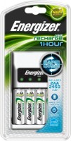 Фото - Зарядка для акумуляторної батарейки Energizer 1HR Charger + 2xAA 2450 mAh 