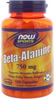 Амінокислоти Now Beta-Alanine 750 mg 120 cap 