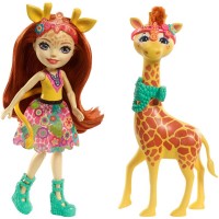Lalka Enchantimals Gillian Giraffe and Pawl FKY74 