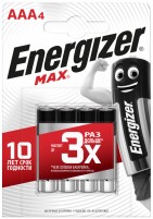 Акумулятор / батарейка Energizer Max  4xAAA