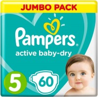 Фото - Підгузки Pampers Active Baby-Dry 5 / 60 pcs 