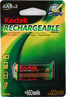 Акумулятор / батарейка Kodak 2xAAA 650 mAh 