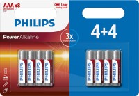 Акумулятор / батарейка Philips Power Alkaline  8xAAA
