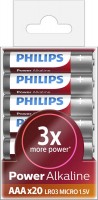 Акумулятор / батарейка Philips Power Alkaline  20xAAA
