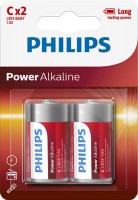 Акумулятор / батарейка Philips Power Alkaline 2xC 