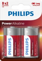 Акумулятор / батарейка Philips Power Alkaline 2xD 