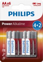 Акумулятор / батарейка Philips Power Alkaline  6xAA