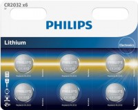 Акумулятор / батарейка Philips  6xCR2032