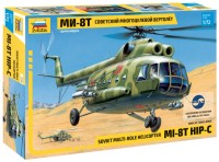 Фото - Збірна модель Zvezda Soviet Multi-Role Helicopter MI-8T HIP-C (1:72) 