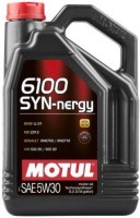 Фото - Моторне мастило Motul 6100 Syn-Nergy 5W-30 5 л