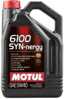 Фото - Моторне мастило Motul 6100 Syn-Nergy 5W-40 5 л